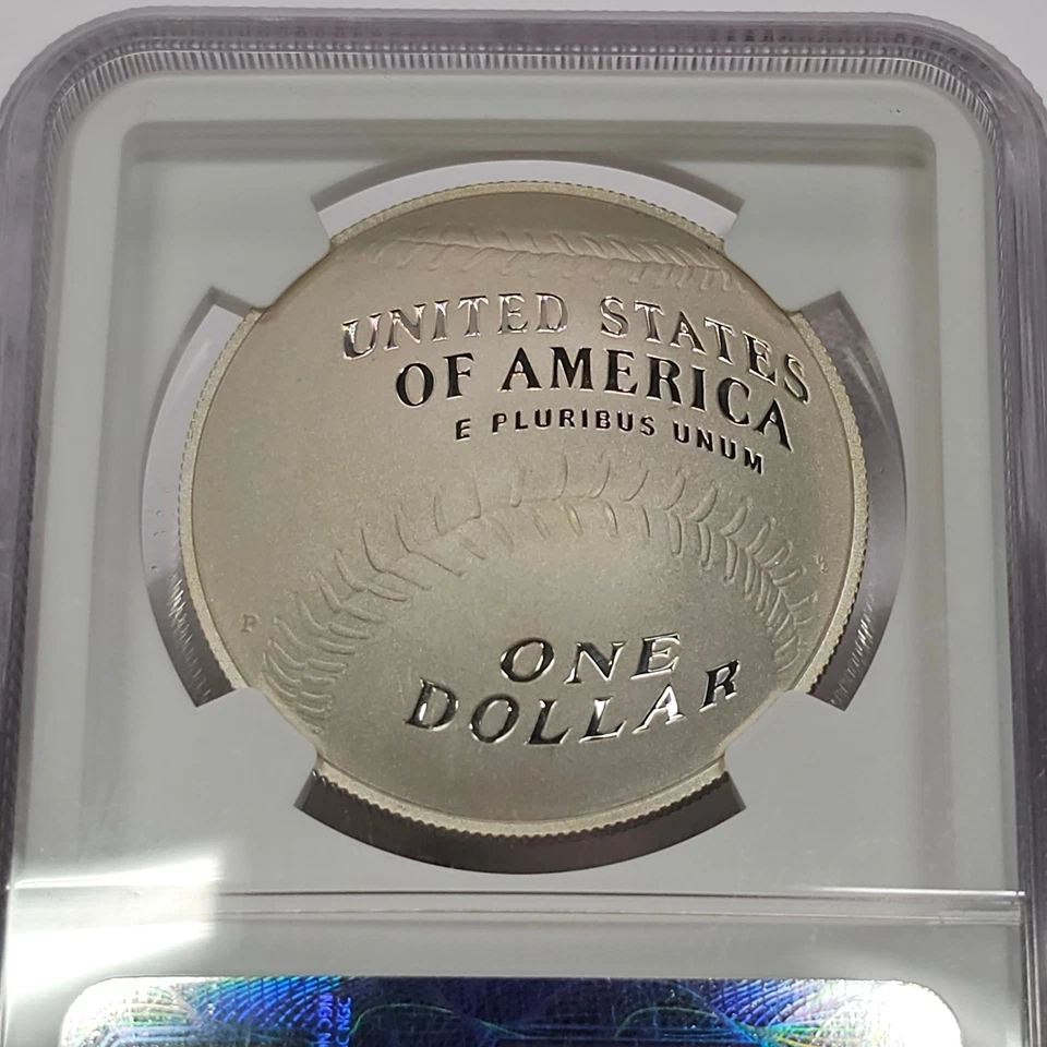 2014 P 1$ Baseball 90% Silver Proof NGC PF69 Ultra Cameo Tony Gwynn - Image 4 of 4