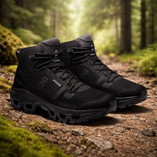 MEN On Running Cloudrock Mid Wp Black 3MF10161043 All US Size