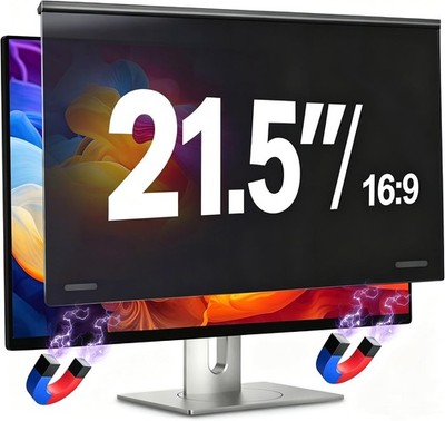 Magnetic 21.5 Inch Computer Privacy Screen Filter for 16:9 Aspect Ratio