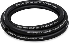 10 Feet Nbr Fuel Line Hose Black Nylon Steel Oil Gas Fuel Line Hose 38 Inch