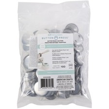 We R Button Press Bulk Refill Pack 100/Pkg-Medium 37mm 