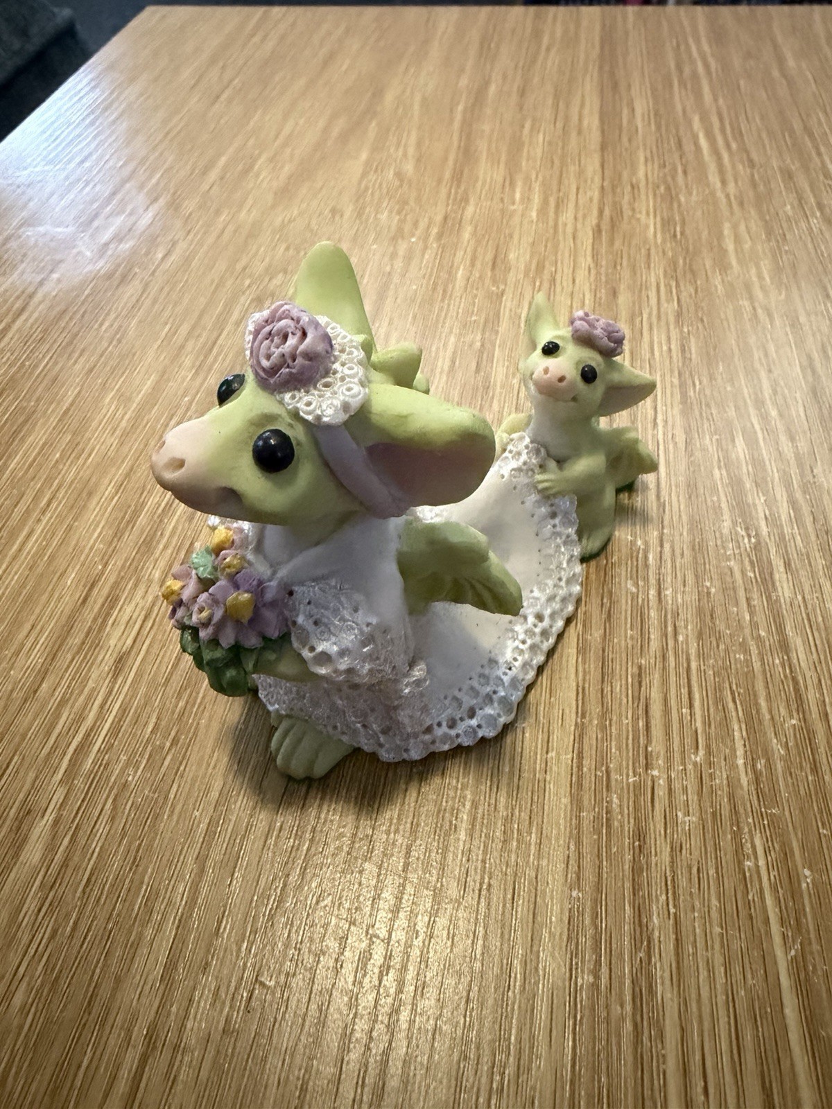 Dragon Bride & Groom Wedding Theme Figurines Pair Mythical Creatures Ornament image 2