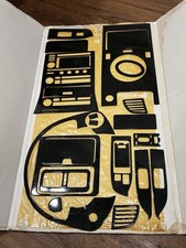 2003 Infinity G35 NTERIOR SET DASH Console TRIM KIT 24 PCs Black NEW