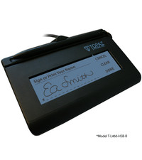 Topaz T-L460-HSB-R SigLite LCD 1x5 Electronic Signature Pad, USB, Non-Backlit