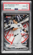 2016 Bowman's Best Gary Sanchez #3 Rookie RC 0l2