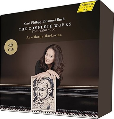 C.P.E. Bach 'The Complete Works for Piano Solo' Ana-Marija Markovina, 26CD-Box