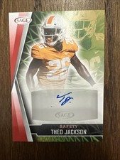 2022 SAGE High Series - Autographs Theo Jackson #A-TJ Red (AU, RC)