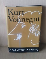 2005 First Edition  KURT VONNEGUT hardcover A MAN WITHOUT A COUNTRY super clean