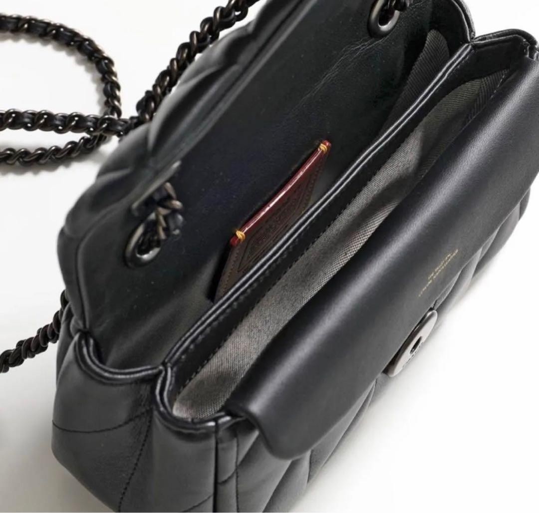 COACH Tabby Shoulder Bag 20 Quilted Black Hardware New Japan thumbnail 7