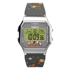 Timex T80 x Peanuts Space Snoopy & Gang Limited Edition Digital Watch TW2W90100
