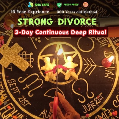 3d - Cast- Strong Divorce Spell for Separation | Break Couple Ties & Move On