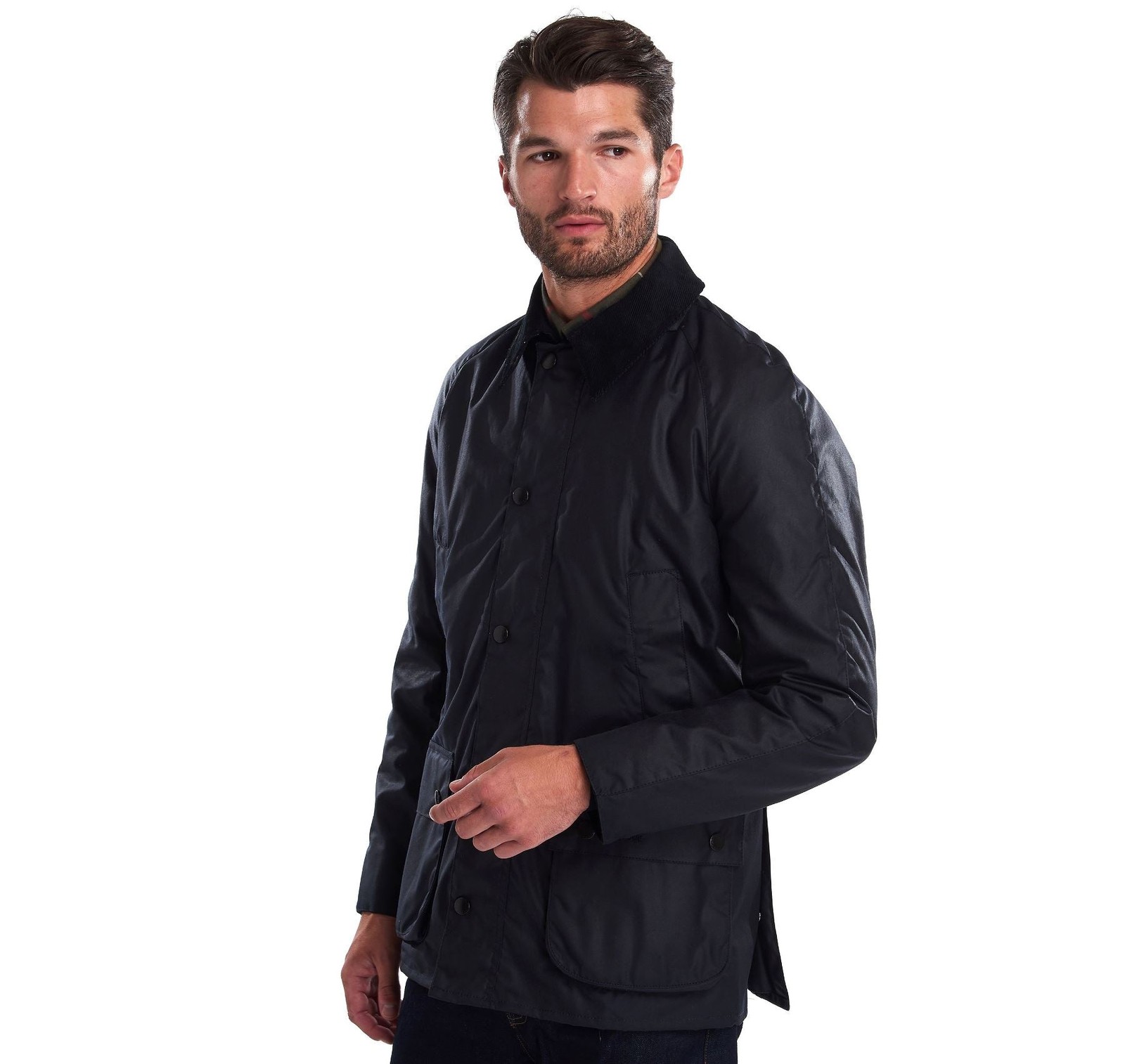 Barbour Men's Ashby Wax Jacket (Black, XXXL) image 7