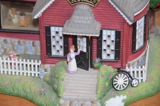 Deko Kerzenlichthaus Kirche 20x20x25cm