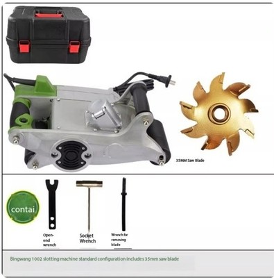 Lightweight Brick Trenching Machine for Walls in One Go Dustless Trenchers