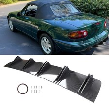 Carbon Style For Mazda Miata Mx-5 Mx5 Rear Bumper Diffuser Spoiler Lip Splitter