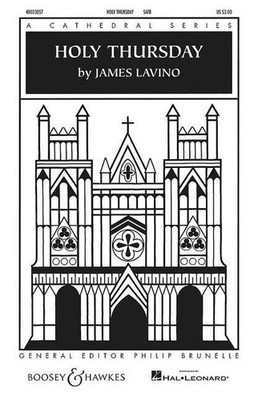 Holy Thursday Organ reduction mixed choir (SATB divisi), SATB semi-chorus and or