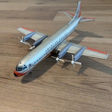 Line Mar Toys: Vintage American Airlines Tin Lithograph 14 inch wingspan