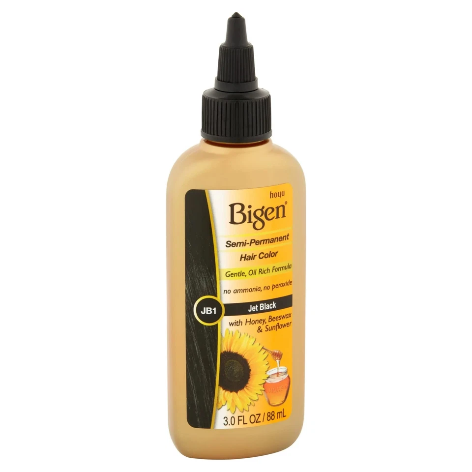 BIGEN Semi Permanent Hair Color JB1 Jet Black, 3 oz., Female, Adult - Image 2 of 4