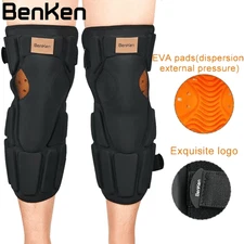 Benken Motorcycle Knee Pads Protector Skateboard Ski Support MTB Knee Brace Set