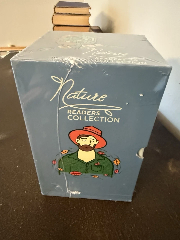 Nature Readers Collection Box Set Muir Whitman London Thoreau 4 Books NEW Sealed Foto 2 de 4