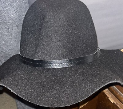 New York Company Wool Felt Fedora w/ Curved Brim One Size | eBay