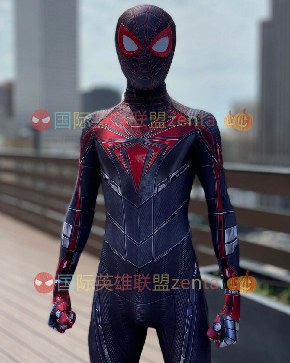 Spider-Man Far From Home Jumpsuit Spiderman Suit Cosplay Costume Halloween  Adult