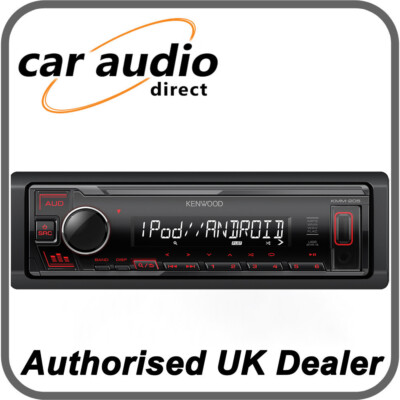 Kenwood KMM-205 - Mechless iPod/iPhone Android Direct Control Stereo USB MP3 FLA