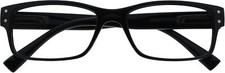 The Reading Glasses Company Mens Black Large Designer Style Readers Spring Hing