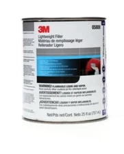 3M 05800 Lightweight Auto Body Repair Filler (Quart)