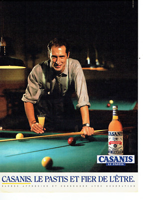 Advertising 078 1989 aperitif pastis Casanis