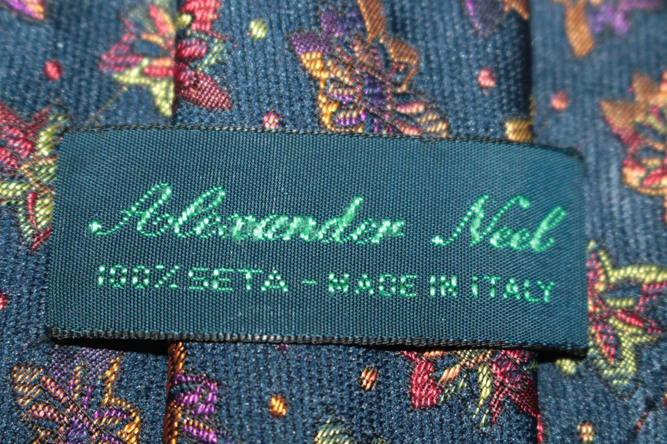 Шелковый галстук ALEXANDER NEEL сделано в Италии F79905 - Изображение 4 из 4