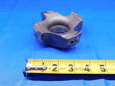 4'' O.D. 90 DEG FACE MILL 1'' PILOT 3/8 KEY HOLDS 4 INSERTS BGHX15L5PC 4.0