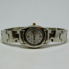 NINE WEST 9W/1589 Three-Hand Quartz Analog Women's Watch Sz. 6 1/4" New Battery