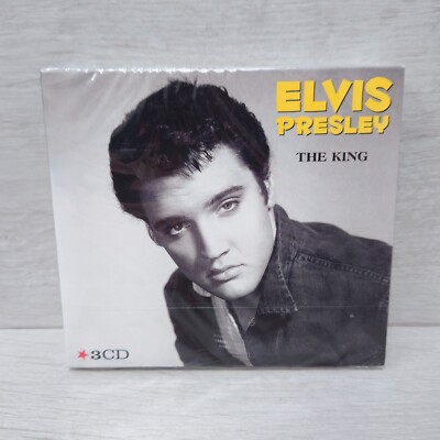 ELVIS PRESLEY - THE KING - Sony / Columbia 3 Disc Italian Exclusive Release Rare