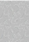 Fat Quarter Glow In The Dark Grey Constellations 100% Cotton Quilting Fabric