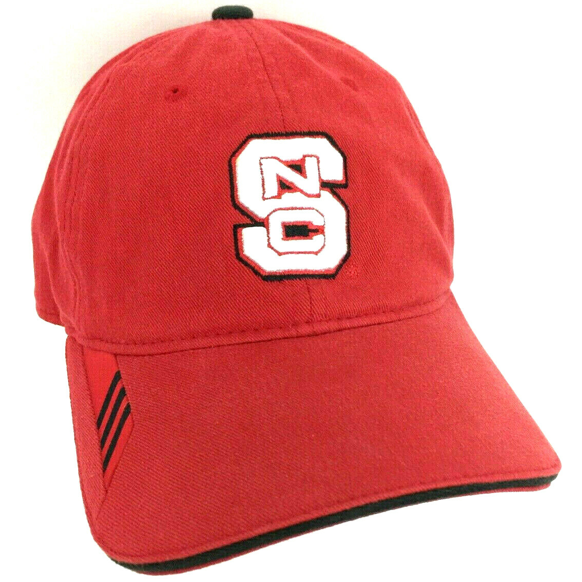 Adidas NC State Wolfpack Hat NCSU Logo Script Strap Back Baseball