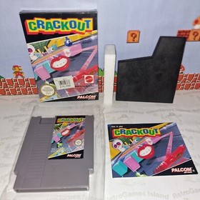 CRACKOUT NINTENDO NES PAL A VERSIONE MATTEL CIB ITALIANO