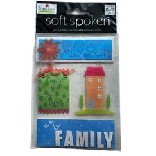 MAMBI Soft Spoken MEMORIES FAMILY Ellen Dimensional Embellishments New