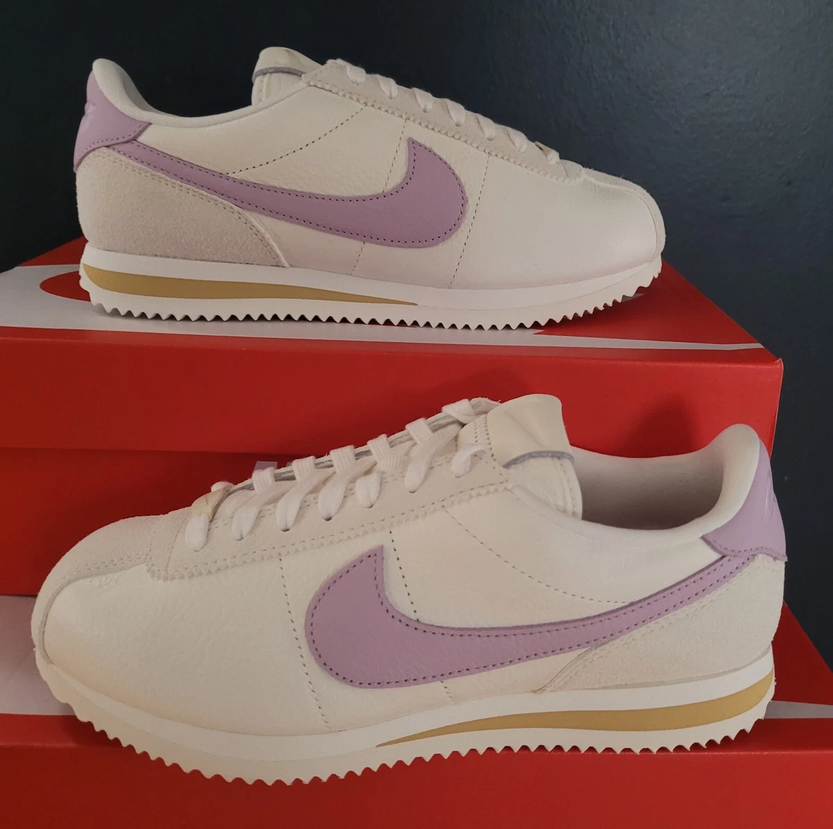 Lilac nike cortez sales