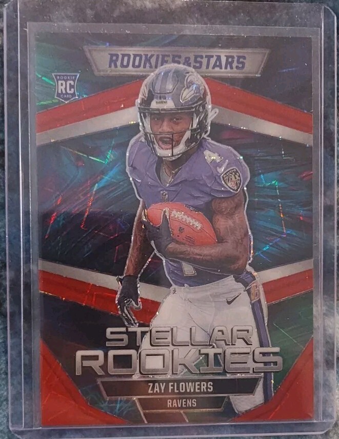 Zay Flowers (RC) 2023 Panini Rookies & Stars - Stellar Rookies Prizm #SR-2 