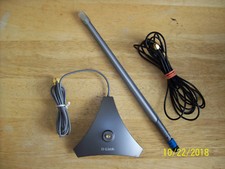 D-LINK ANT24 WiFi booster antenna with 9 foot SMA Cable Extension