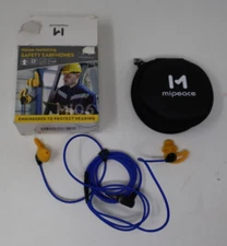 Mipeace Work Noise Isolating Safety Wired Earplug Earphones Earbuds Open Box