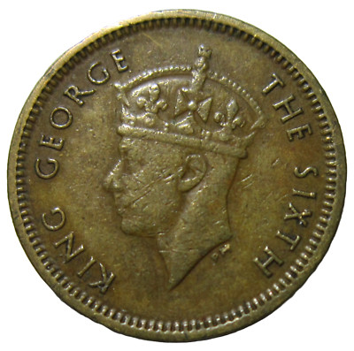 HONG KONG. 5 CENTS, 1949. KING GEORGE VI. | eBay