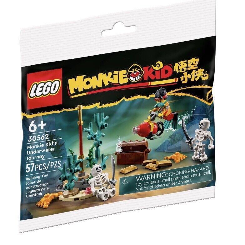 LEGO 30562 Monkie Kid - Monkie Kid's Underwater Journey Polybag NEW SEALED
