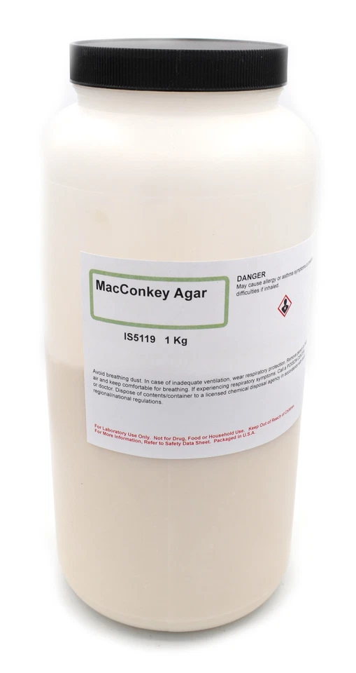 Innovating Science Mac Conkey Agar 1Kg, Makes 20 Liters of Medium
