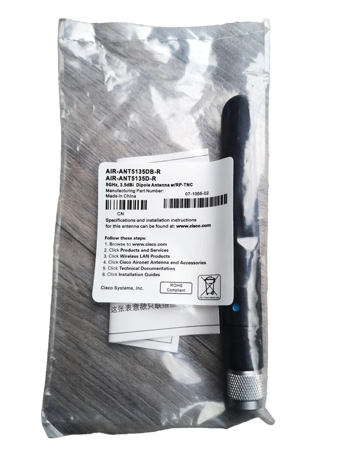 5 Cisco Aironet 5GHz Antenna 3.5dBi Omni-Directional Antenna Bundle - Image 2 of 4