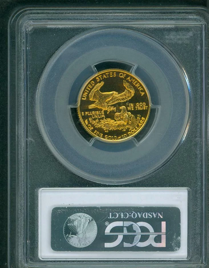 1988-P $10 GOLD EAGLE 1/4 Oz. G$10 PCGS PF70 PF-70 PROOF PR70 DEEP CAMEO - Image 2 of 2