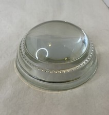 Vintage Magnifier Glass Desk PaperWeight Clear Dome Home Office Desk Accessory