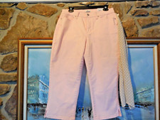 New Croft  Barrow Capri Light Pink Stretch Scarf Belt Women's Size 10 NWT