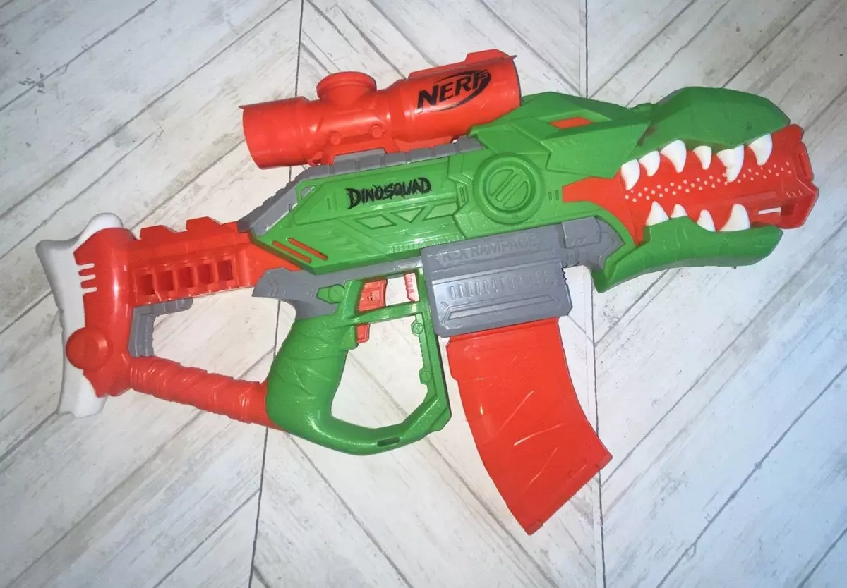 Nerf DinoSquad Rex-Rampage Motorized Dart Blaster